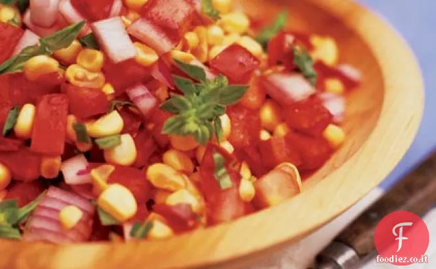 Insalata di pomodoro e mais