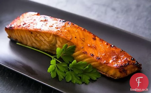 Hoisin Salmone al forno glassato