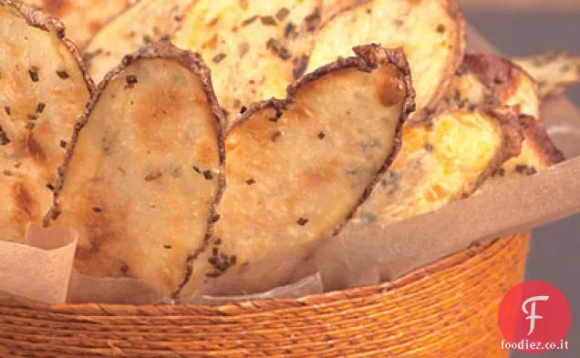 Patatine fritte di erba cipollina-Parmigiano
