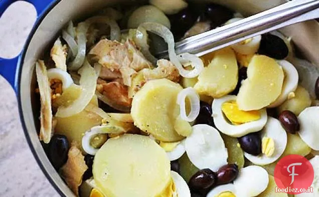 Stufato di baccalà portoghese (Bacalao o Bacalhoada)