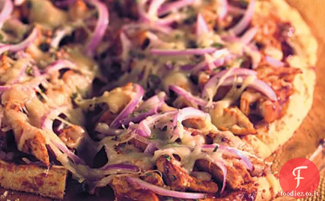 Pizza di pollo BBQ