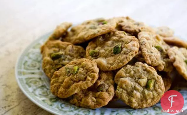 Biscotti al cioccolato Bianco al pistacchio