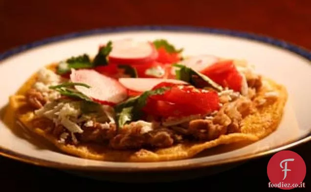 Tostadas di fagioli di Chipotle