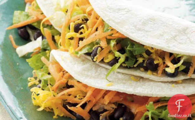 Tacos di fagioli neri