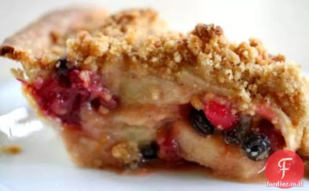 Mela Mirtillo Ribes Crumble Pie