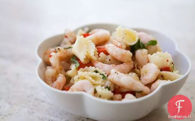 Insalata di pasta di gamberetti
