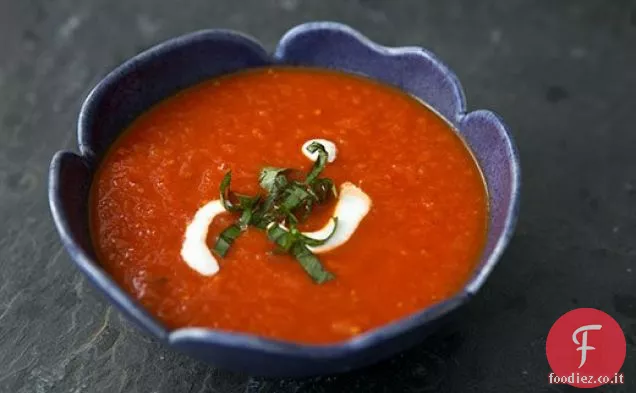 Zuppa di pomodoro arrosto con Chipotle