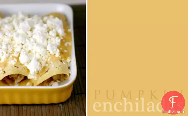 Enchilada di pollo facile con salsa di crema di zucca