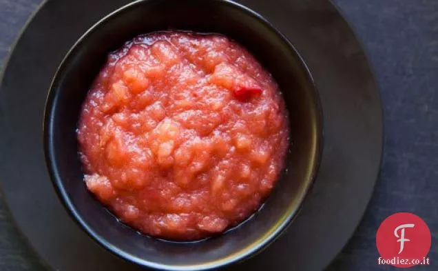 Salsa di mele al mirtillo