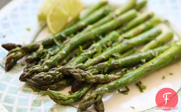 Asparagi con Lime e Menta