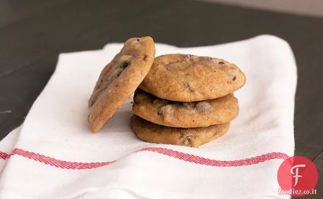 Biscotti con gocce di cioccolato alla zucca gommosa