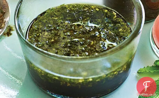 Melassa di melograno e marinata di menta