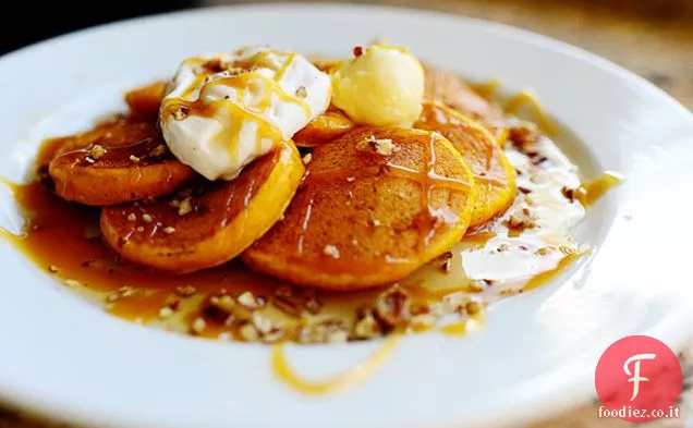 Frittelle di zucca dollaro d'argento