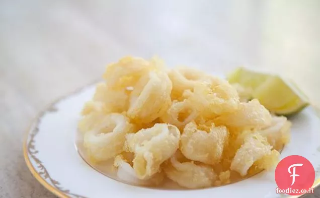 Calamari fritti in tempura