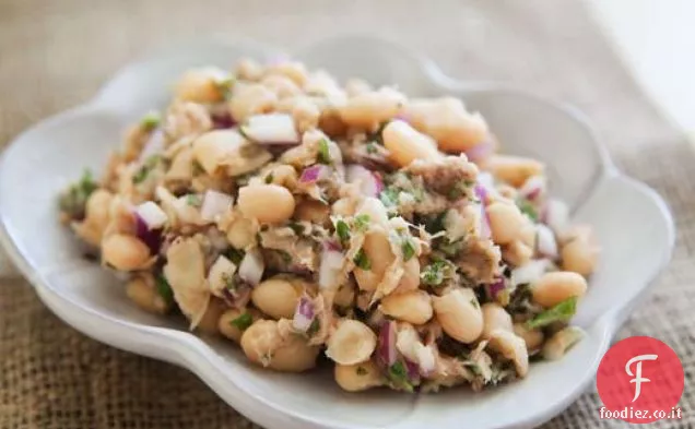 Insalata di fagioli bianchi e tonno