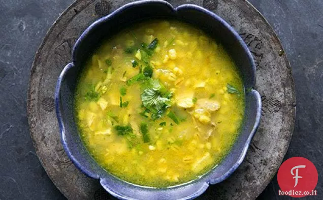Zuppa di tacchino con limone e orzo