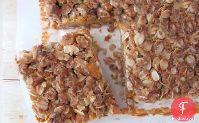 Torta di zucca Streusel Bar