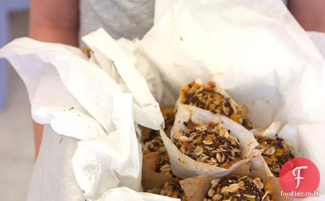 Muffin di zucca Cioccolato Avena