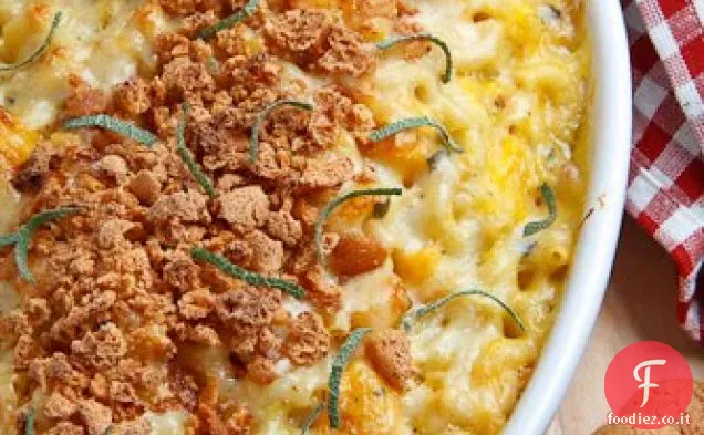 Zucca Mac n Formaggio con Crosta di Amaretti