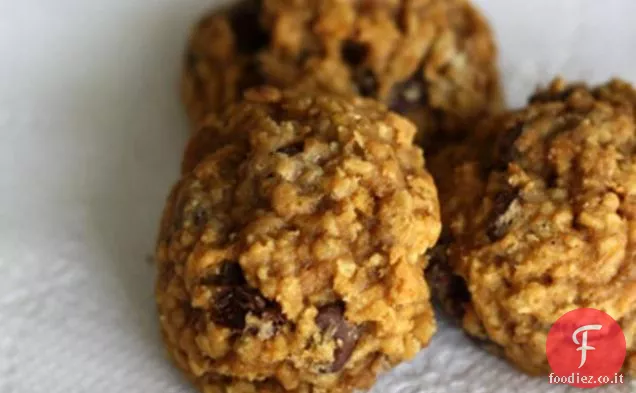 Zucca farina d'avena cioccolato Chip Cookie Ricetta