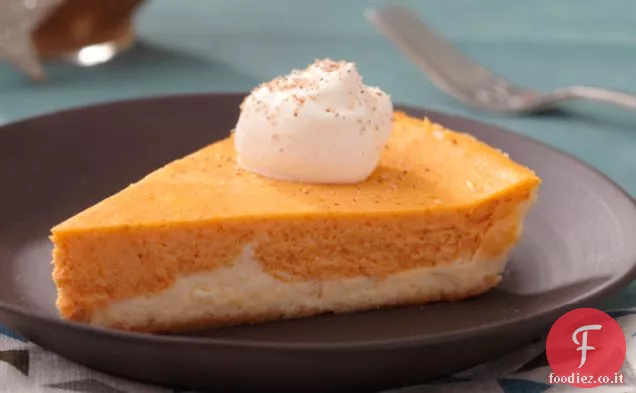 Doppio strato di zucca Cheesecake