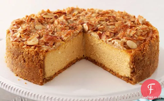 Cheesecake alla zucca alle mandorle