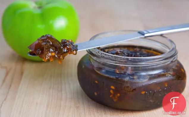 Pomodoro verde e Marmellata di Jalapeno