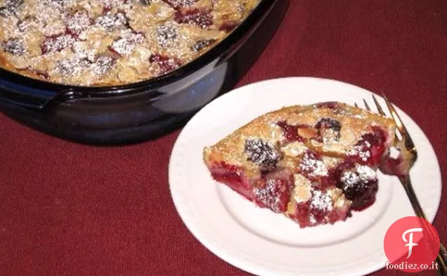 Double Berry Delight Almond Clafouti