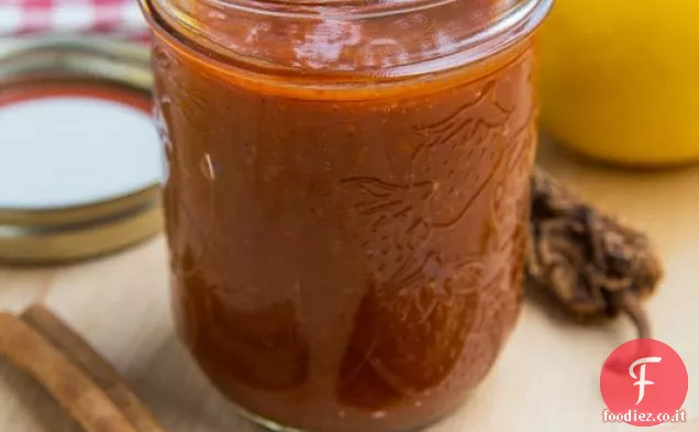 Salsa barbecue alla mela arrostita
