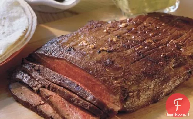 Bistecca alla griglia con salsa Guacamole