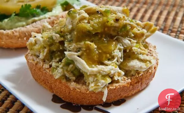 Salsa Verde tirato panino di pollo