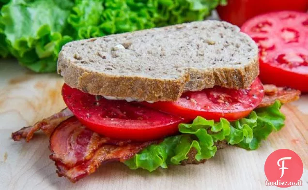 BLT (Pancetta lattuga e pomodoro panino)