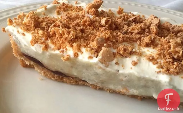 Crostata di crema di banana senza latticini