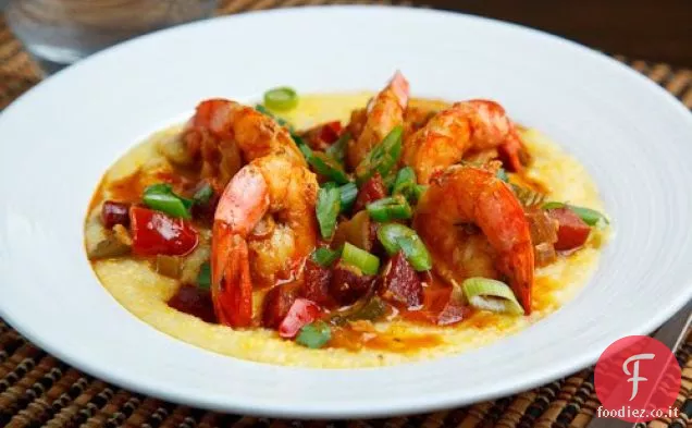 Granella di gamberetti e Andouille