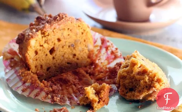 Muffin di zucca Streusel senza glutine