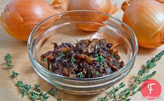 Marmellata di cipolle (o Cipolle caramellate balsamiche)