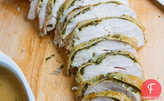 Petto di tacchino arrosto alle erbe