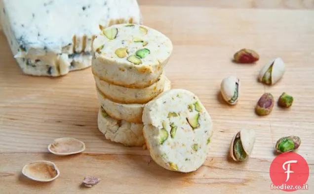 Gorgonzola e Pasta Frolla al Pistacchio