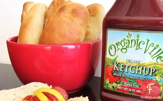 Panini Hot dog di grano 40 minuti (nessun aumento)