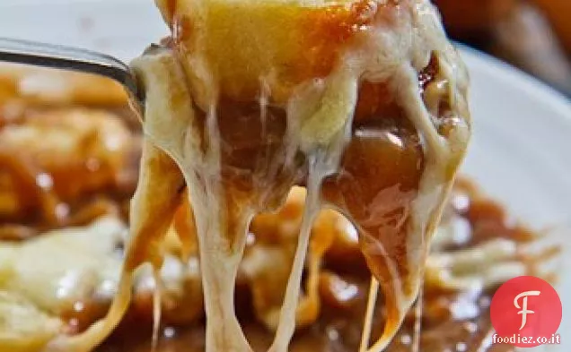 Zuppa di cipolle francese