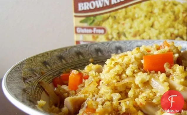 Riso “Couscous” fritto al curry