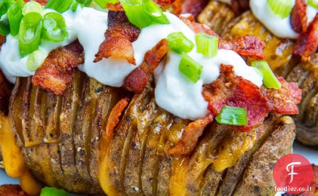 Patate Hasselback a pieno carico