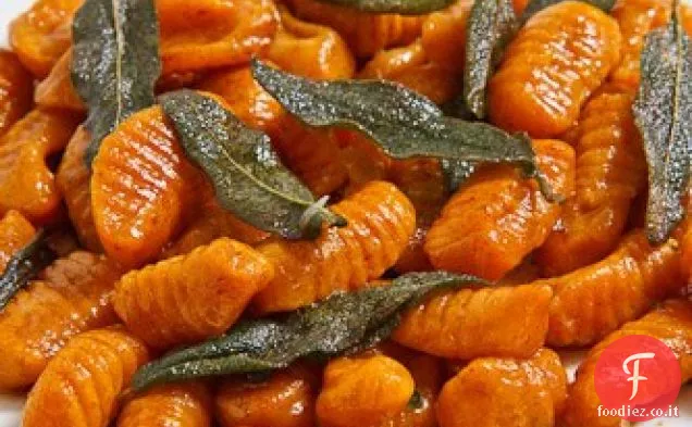 Gnocchi di zucca in salsa di burro e salvia