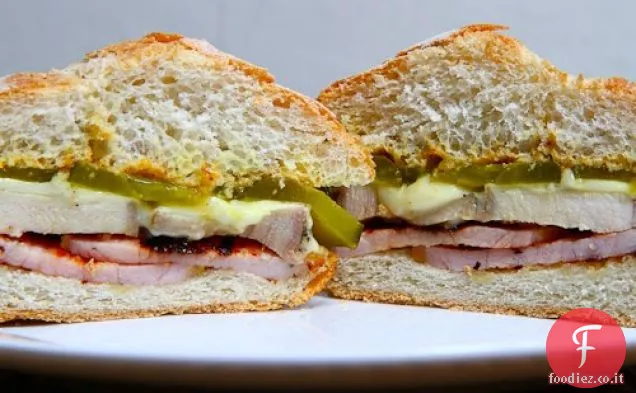 Arrosto di maiale e Peameal Bacon Sandwich