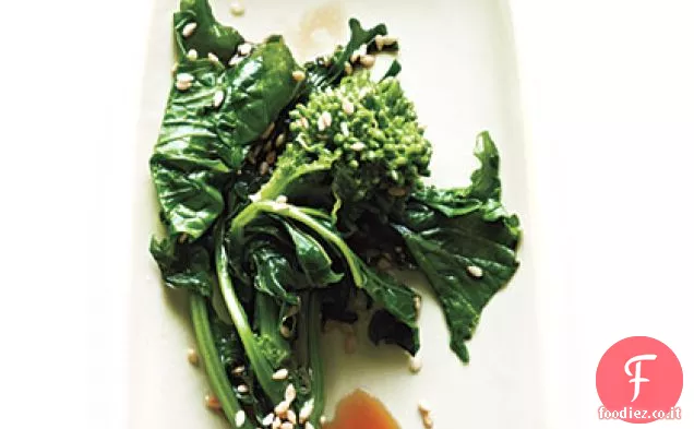 Broccoli Rabe con Sesamo e soia