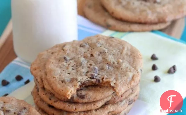 Burro di arachidi e miele Biscotti al cioccolato integrale