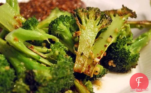 Broccoli caramellati con Aglio