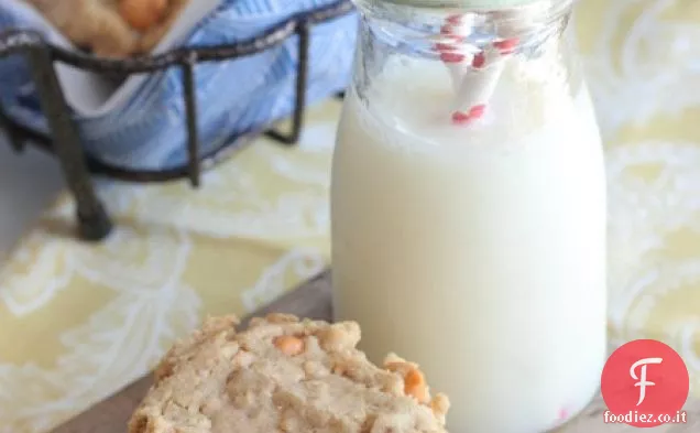 Biscotti al burro marrone, farina d'avena e caramello Toffee Chip