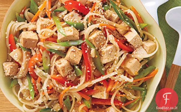 Insalata di riso Noodle Veggie-Tofu