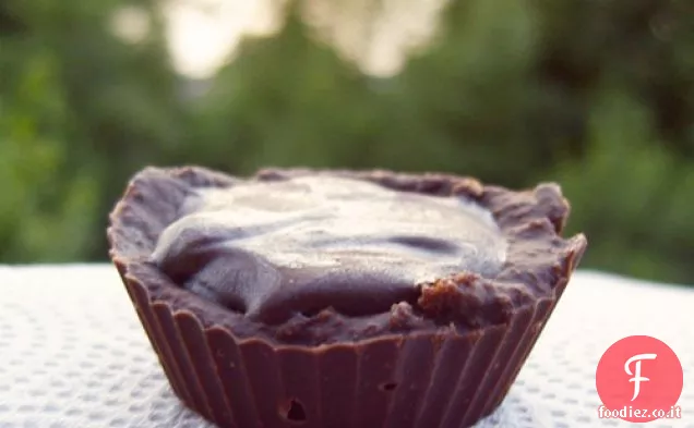 No Bake Tortine al cioccolato e menta Fudge